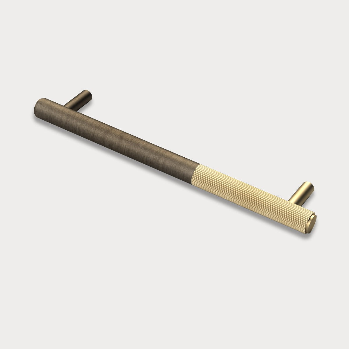 Brass Linear Cabinet Handle in Antique and Gold
