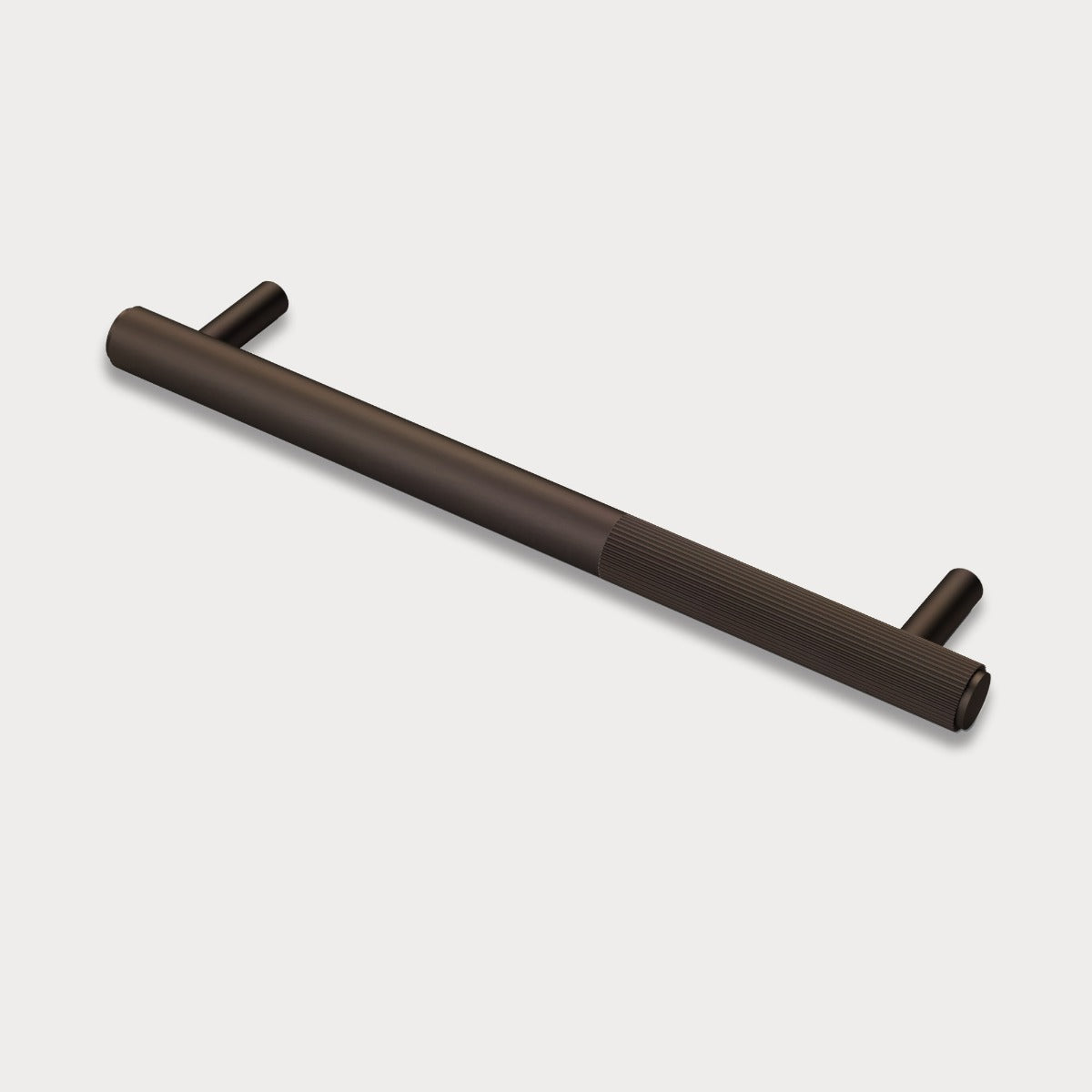 Bronze Brass Linear Cabinet Handle with Tip in Bronze