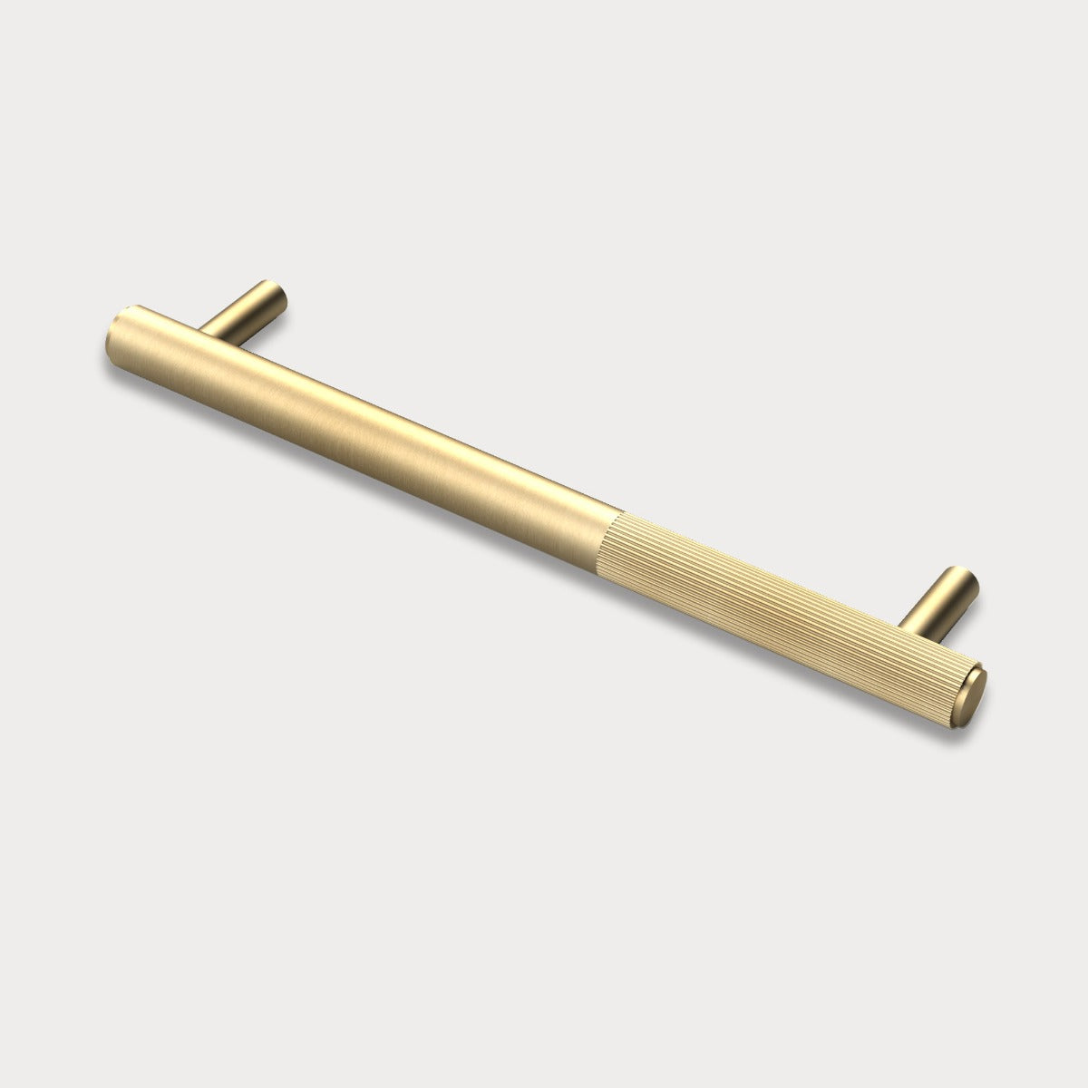 Gold Brass Linear Cabinet Handle with Tip in Gold