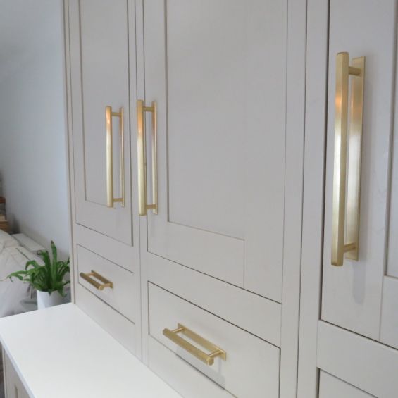 Brass Backplate - Gold - 632mm Hole Centre