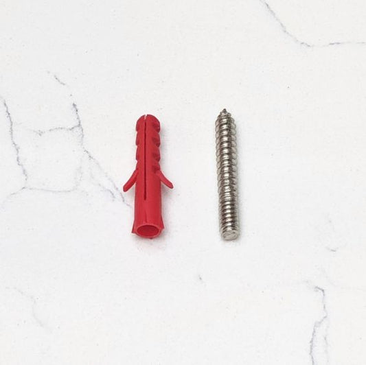 Brass & Grey Terrazzo Floor Mounted Door Stops in Antique