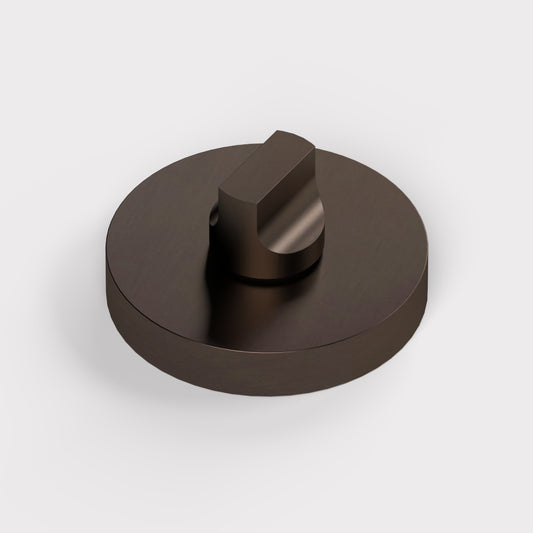 Brass Thumbturn Door Lock Set in Bronze