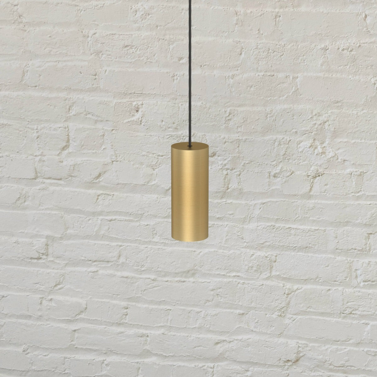 Brass Cylinder Pull Cord Light Switch in Gold