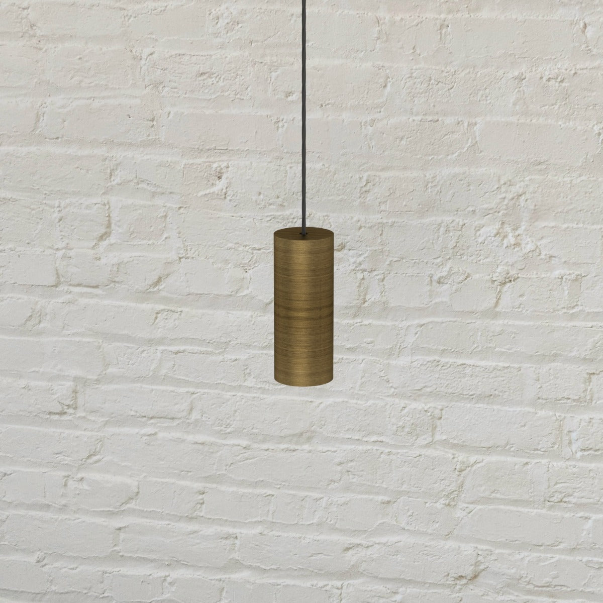 Brass Cylinder Pull Cord Light Switch in Antique