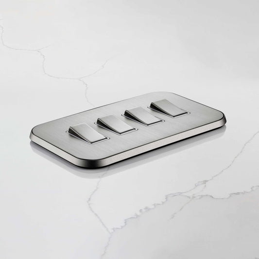 4G Rocker Light Switch (20A) in Silver