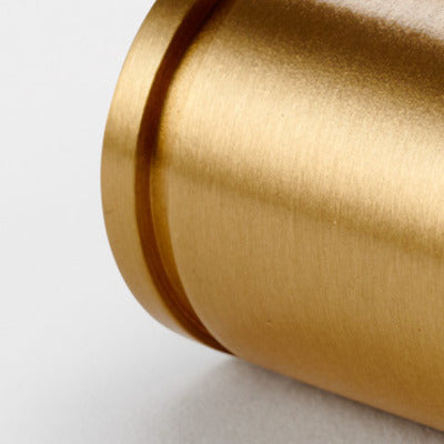 Brass Cylinder Pulls in Gold - Small