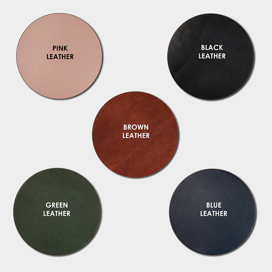 Leather Sample Swatch - Set of 5