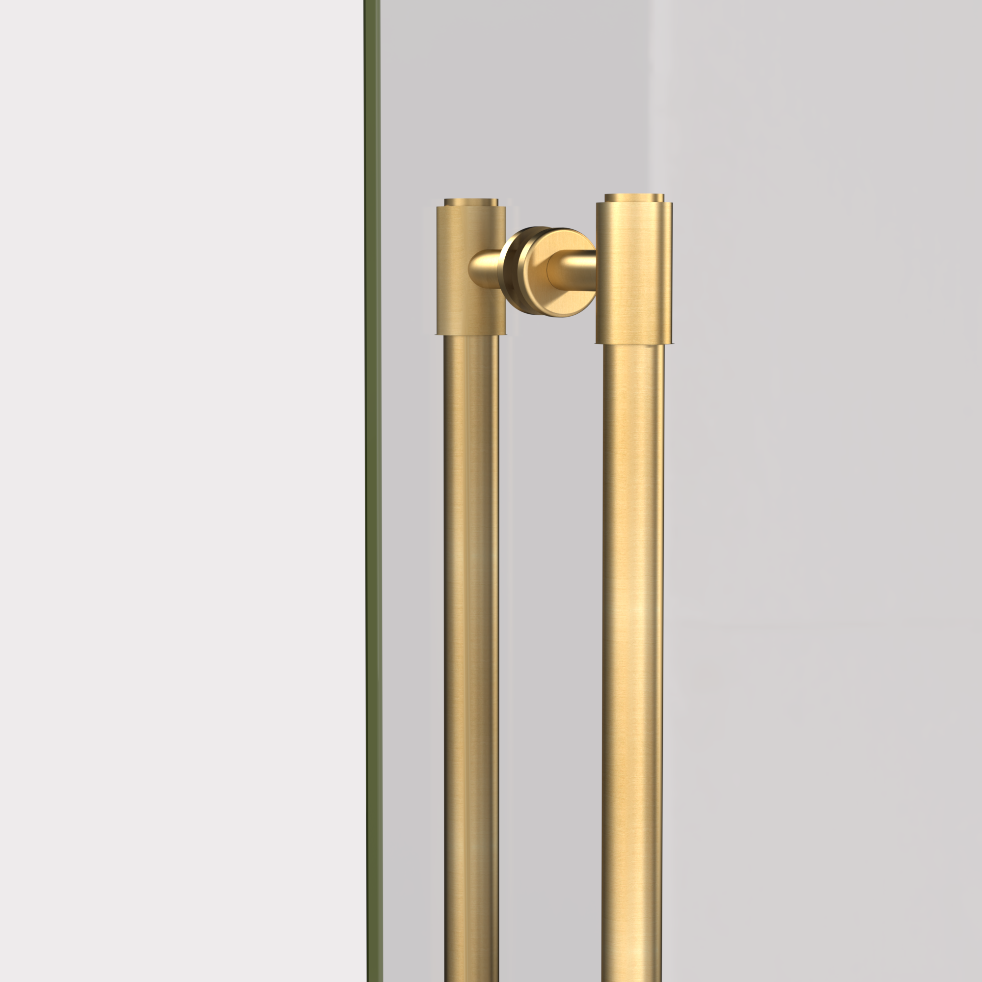 Solid Brass Gold Double Sided Pull Handles