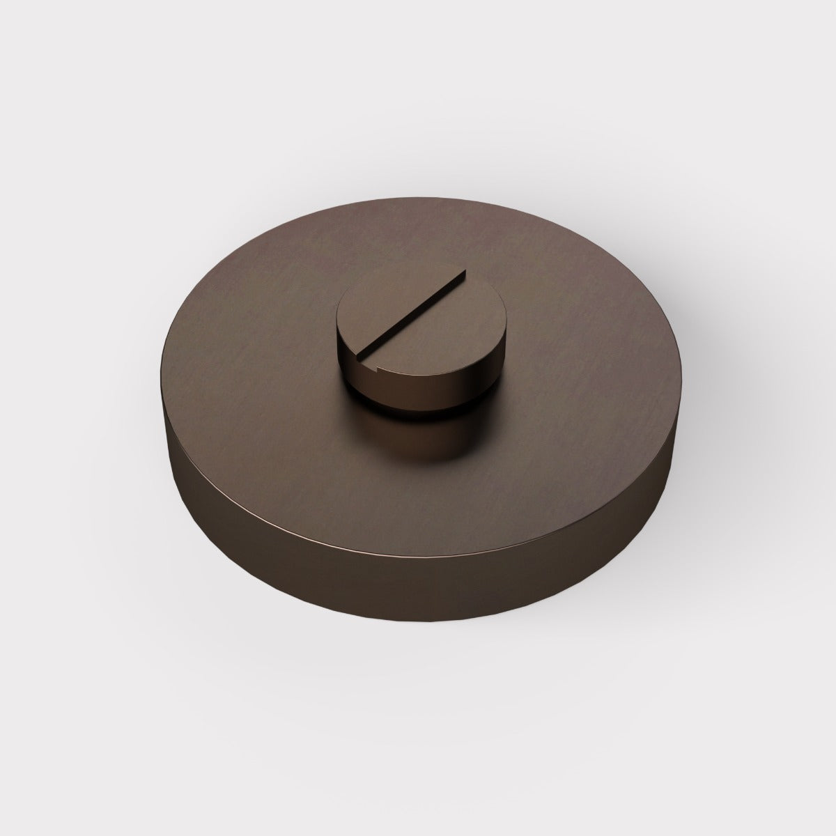 Brass Thumbturn Door Lock Set in Bronze