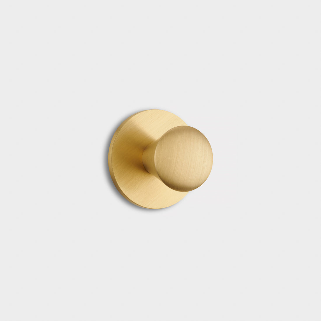 Brass Cone With Backplate Door Knobs in Gold