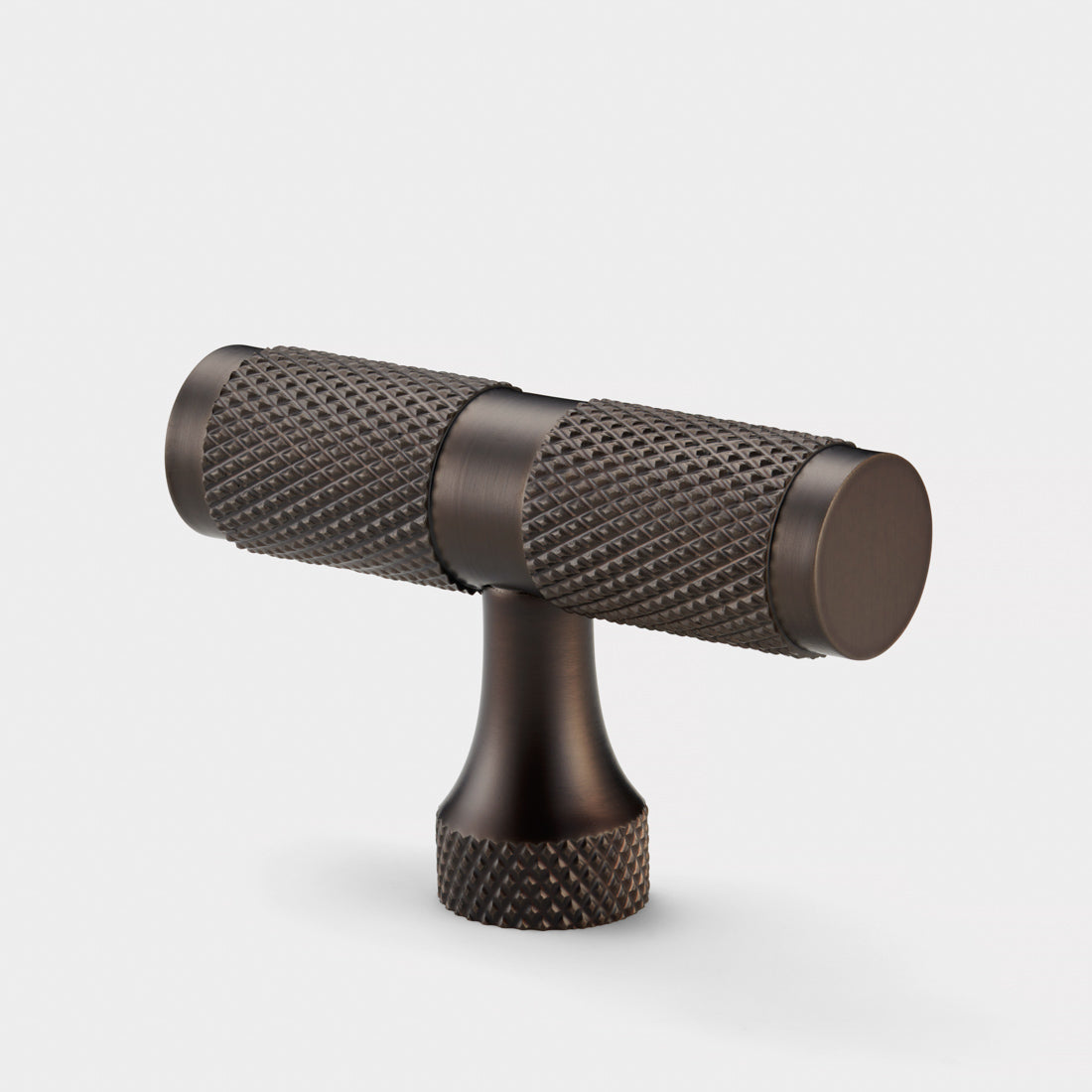 Brass Knurled T Bars in Bronze