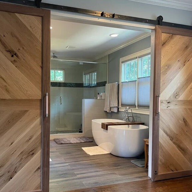 Brass & Pink Leather Cabinet Handles in Silver