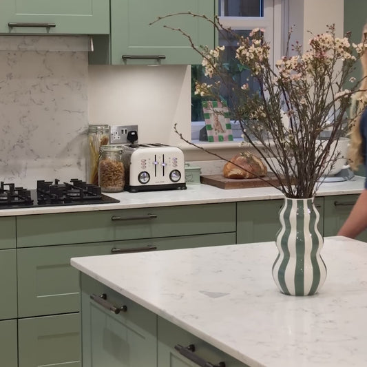 Brass Knurled Cabinet Handles in Silver