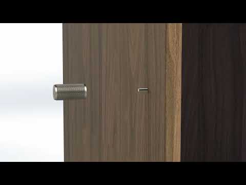 Pushka Home | Cabinet Door Knurled Cylinder Door Handles  | Installation Walkthrough