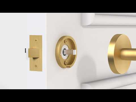 Pushka Home | Solid Brass Lever Door Handle | Installation Walkthrough