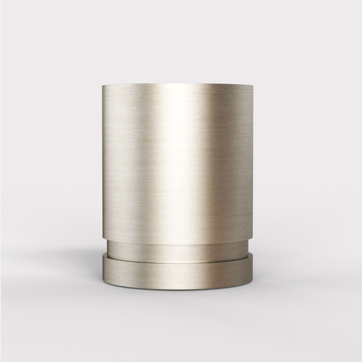 Brass Cylinder Pulls in Silver