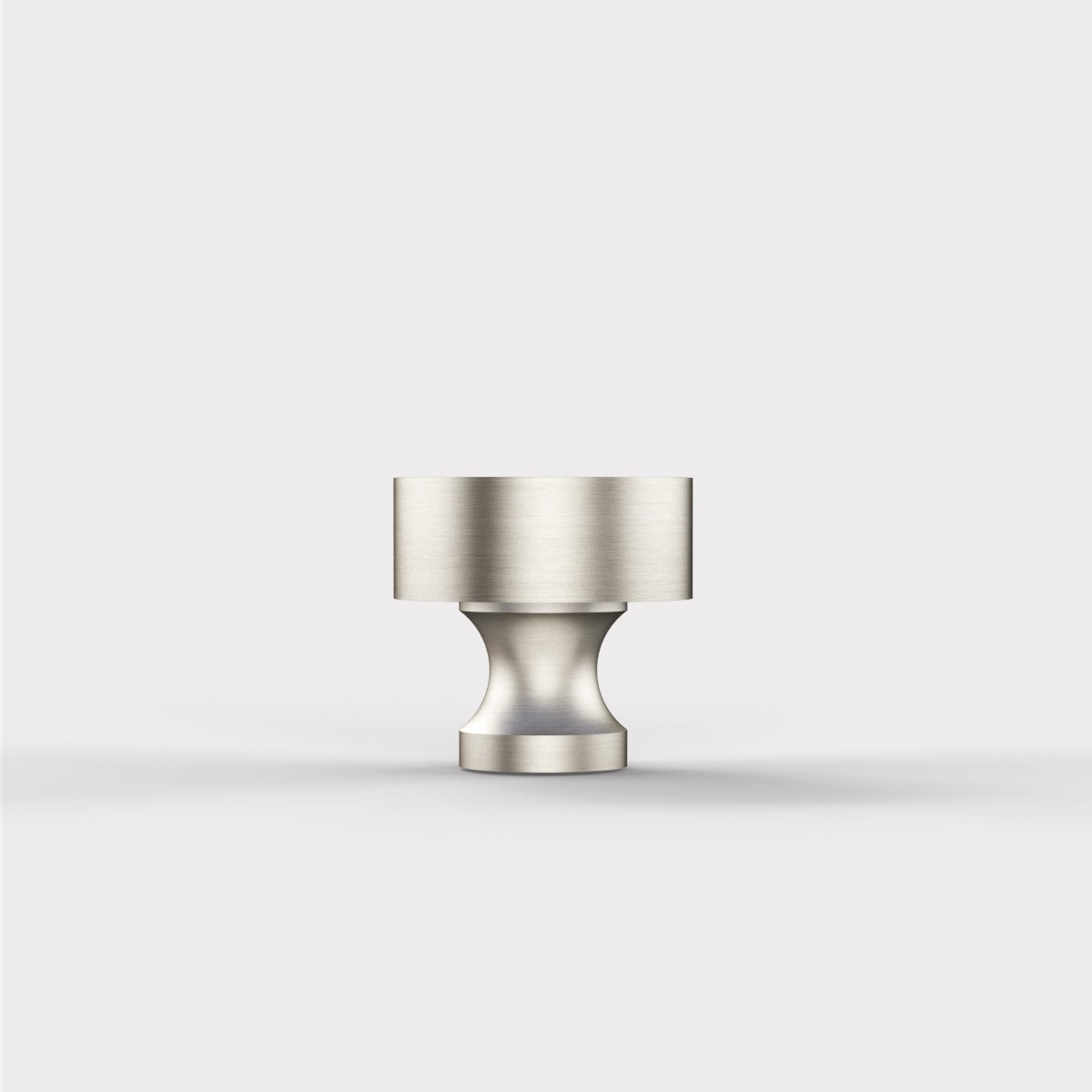 Round Door Knobs in Silver - Small