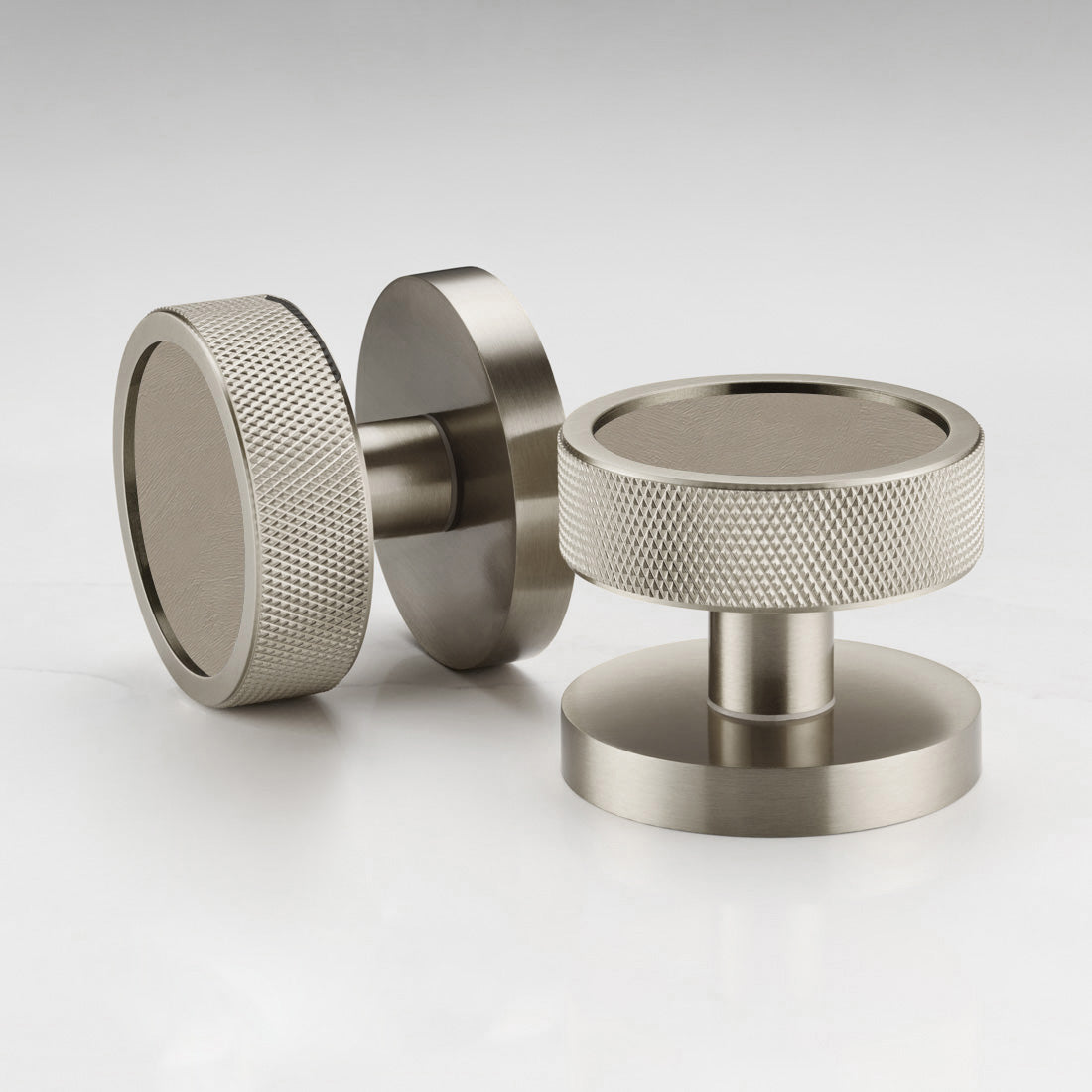 Paintable Mortice Door Knobs in Silver