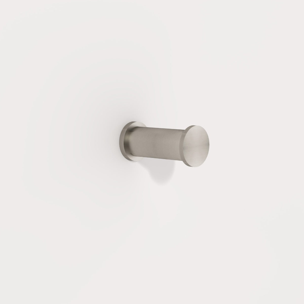 Brass Coat Hook in Silver