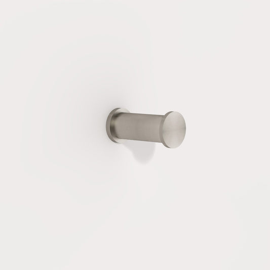 Brass Coat Hook in Silver