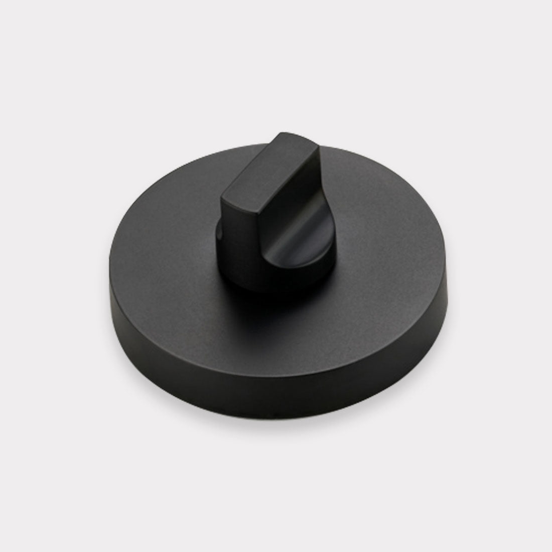 Brass Thumbturn Door Lock Set in Black