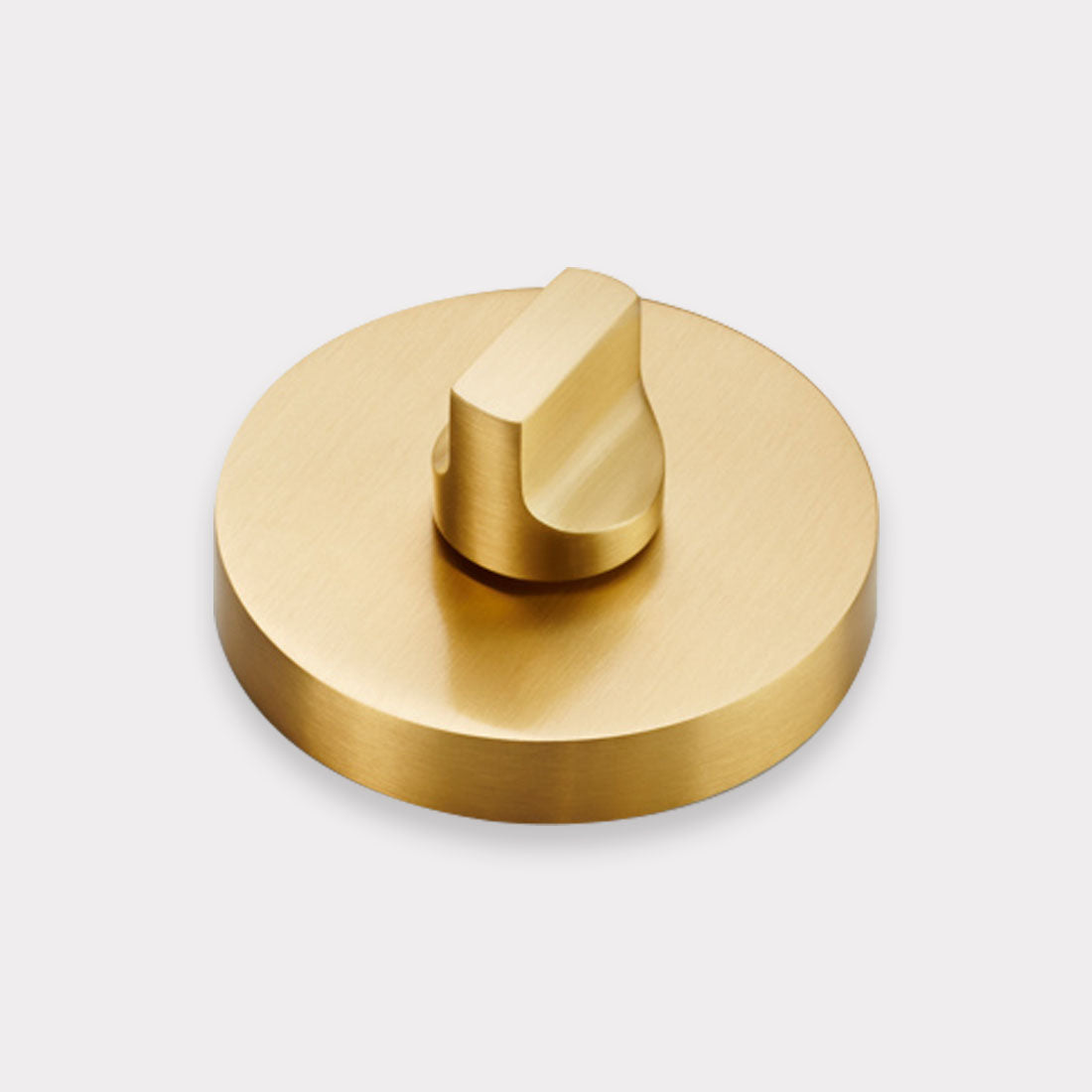 Brass Thumbturn Door Lock Set in Gold