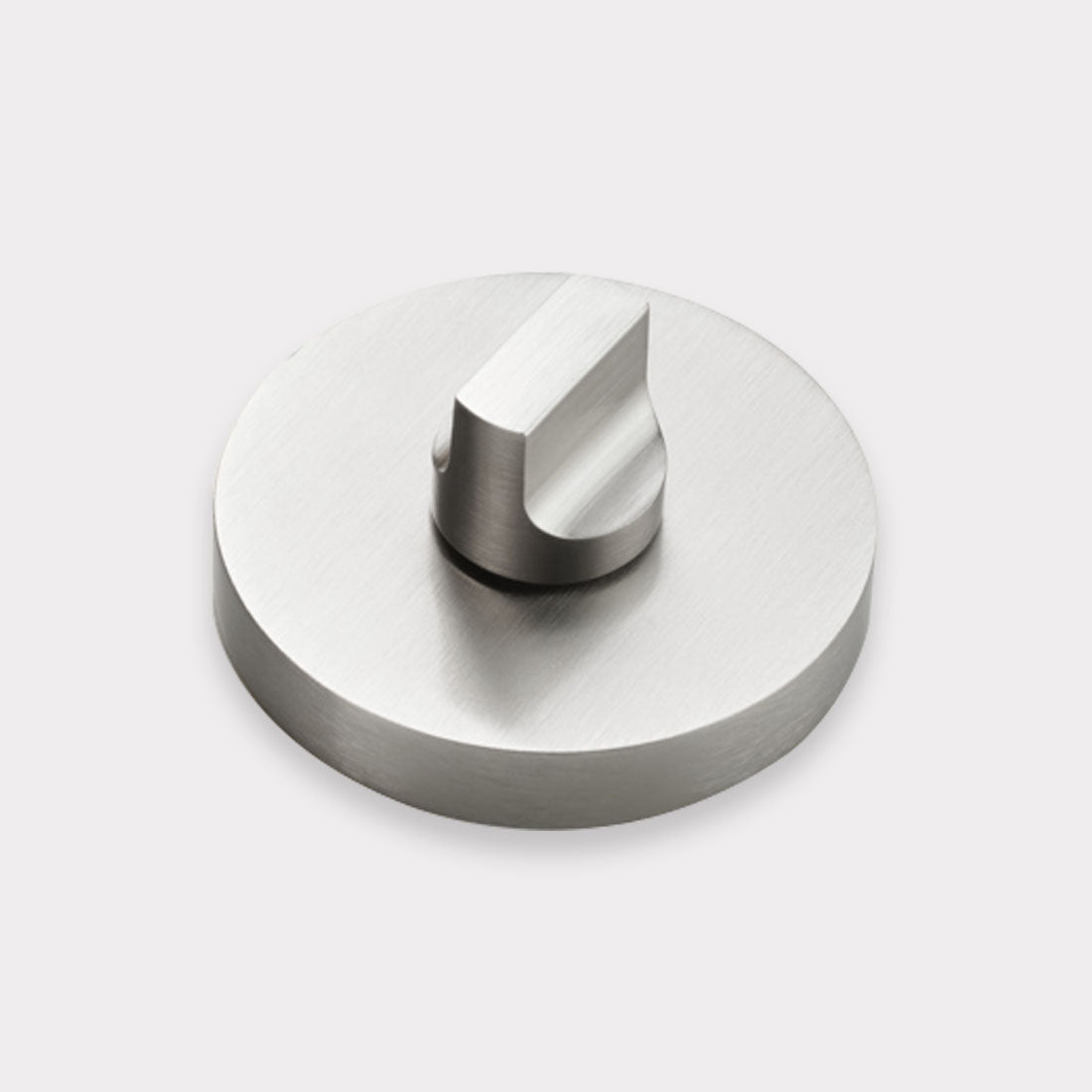 Brass Thumbturn Door Lock Set in Silver