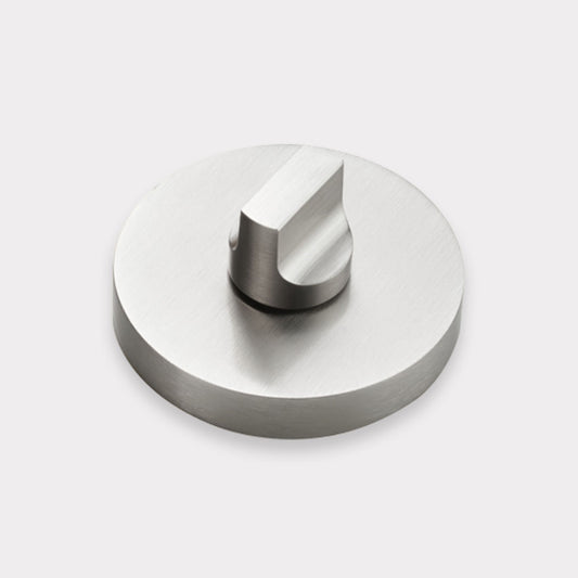 Brass Thumbturn Door Lock Set in Silver