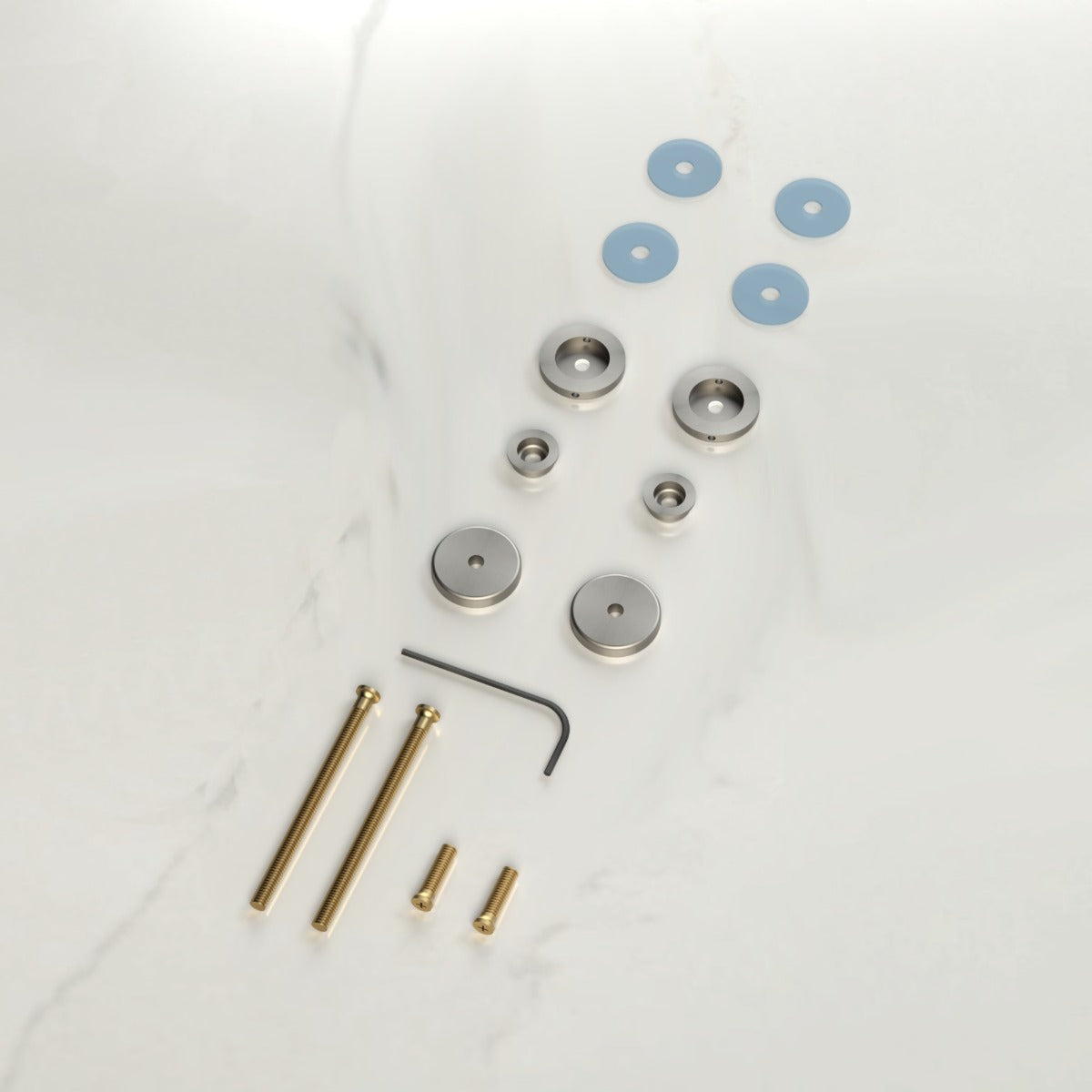 Back To Back Fitting in Silver