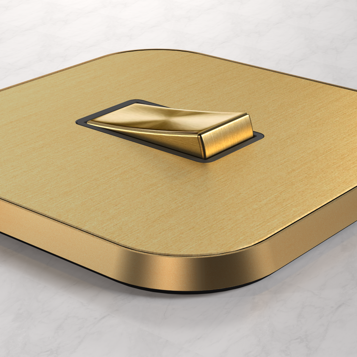 3G Rocker Light Switch (20A) in Gold
