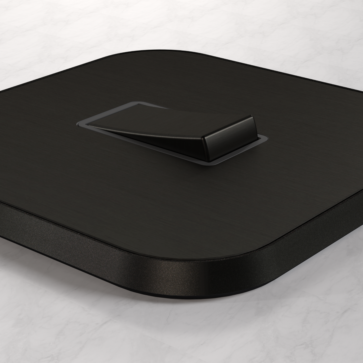 2G Rocker Light Switch (20A) in Black