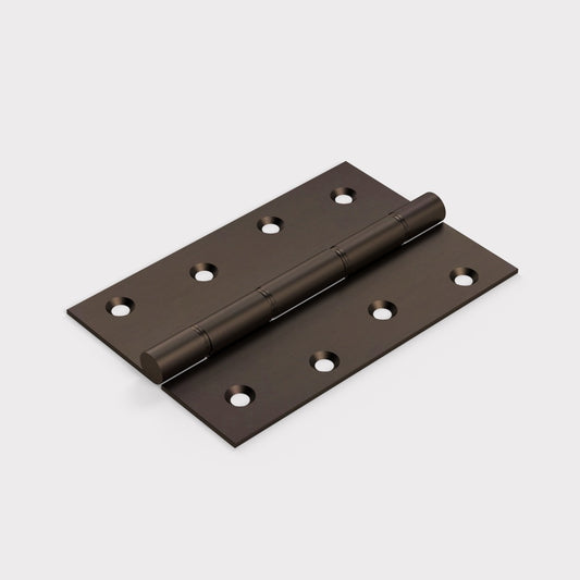 Brass Butt Hinge in Bronze - Double Bronze Washered - 100mm x 67mm